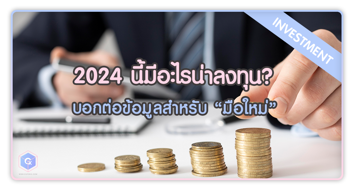 สิ่งที่น่าลงทุน สำหรับมือใหม่ ในปี 2567